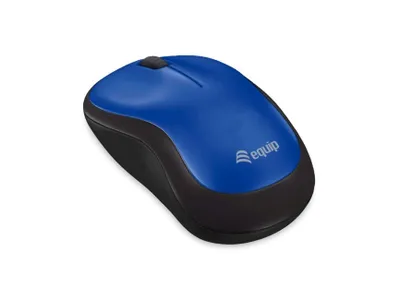 Produktbild von Equip Optische Maus kabellos USB Komfort R+L blau
