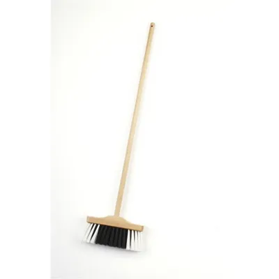Produktbild von Holzbesen schwarz/weiss, 1 Stück