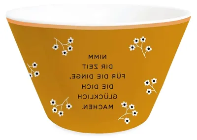 Produktbild von Müsli-Schale aus Porzellan mit Echtgoldverzierung