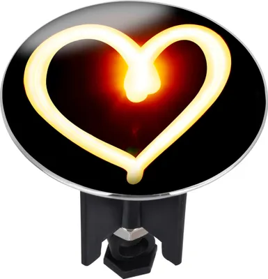 Produktbild von Waschbeckenstöpsel Pluggy® XL Flame Heart