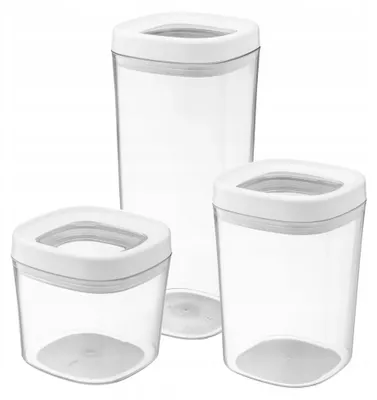 Image de Boîtes à épices - Lot de récipients à épices - Lot de 3 - Avec couvercle - En plastique - Réutilisables - Polyvalentes