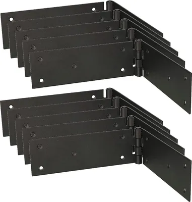 Obrázok produktu pre KOTARBAU® Sada 10 dverových závesov Skrinkový záves Nábytkový záves 300x50 mm Valcovaný čierny