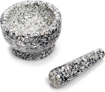 Produktbild von Famanu Mörser und Stößel - Granit, 13 x 8 cm