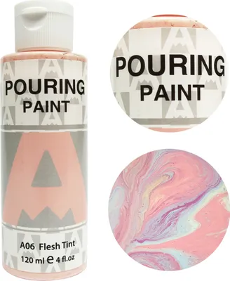 Produktbild von Acrylfarbe Pouring Aureuo Flesh Tint 120 ml – Fließtechnik (Hautfarbe)