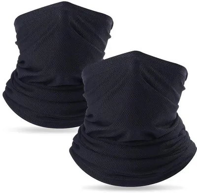 Produktbild von Unyqoos® Atmungsaktives elastisches Herren-Multifunktionstuch – Halstuch, Stirnband & Gesichtsmaske, 88% Polyester/12% Elasthan, schnelltrocknend, 360° Schutz