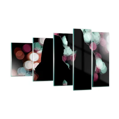 Produktbild von Bilder auf glas - Paar Liebe Beziehung - 100x60cm - Glasbilder - Wandbilder - Kunstdruck - zum Aufhängen bereit - Wanddekoration aus Glas - Glas Bilder - Wandbild auf Glas - 5 Teile - GEG100x60-2551