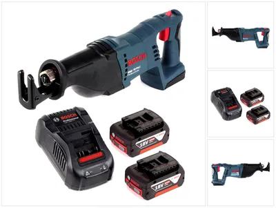 Immagine prodotto di Bosch GSA 18 V-Li Sega universale a batteria + 2x Batterie GBA 5,0 Ah + Caricabatterie