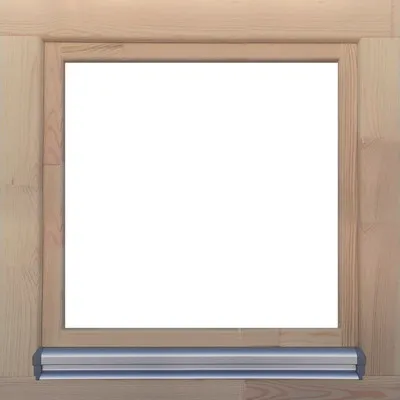 Produktbild von Gartenhausfenster Kiefer grundiert 700x800 mm DIN Links