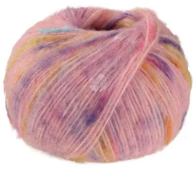 Produktbild von Lana Grossa - Cassata 0002 rose hellrot gelb flieder mandarin