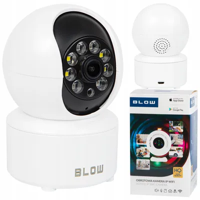 Produktbild von Innen-IP-WiFi-Kamera 3MP Schwenkbar mit Zoom Infrarot 10M, Bewegungserkennung