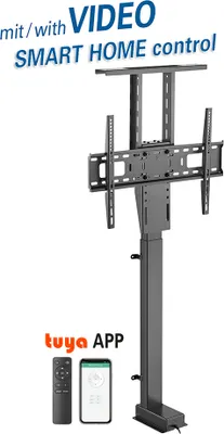 Produktbild von my wall HP 63-2 L motorisierter TV-Lift zum Einbau in Möbel für Fernseher TV 37-80 Zoll 60Kg