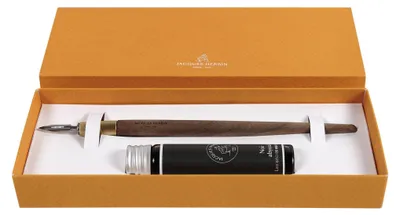 Produktbild von Herbin JH Federhalter+Feder+15ml Tinte sw