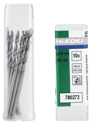 Produktbild von HiKOKI 10 Metallbohrer HSS-G 3,1 x 36/65 mm (1Stk.)