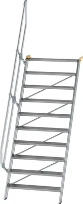 Produktbild von MUNK Treppe 60° inkl. einen Handlauf, 1000mm Stufenbreite, 10 Stufen