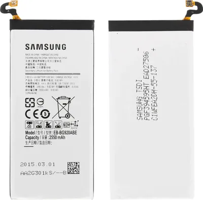 Obrázok produktu pre Originálna batéria Samsung EB-BG920 ABE 2550 mAh pre Galaxy S6 G920F