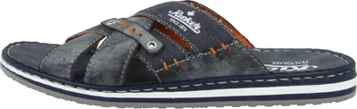 Produktbild von Rieker Herren Pantoletten 30351-40, 30351-42, 30351-43, 30351-44, 30351-47 RIE-21599 ozean/navy 40 [Schuhe Mann]