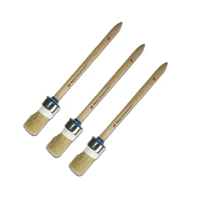 Produktbild von Ringpinsel Standard - helle Chinaborsten - verschiedene Größen - VPE 3 Stück Größe:35 mm - Größe 8