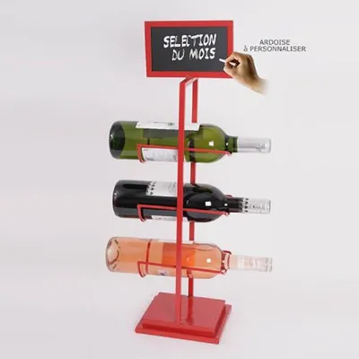 Image de Porte-bouteille déco métal pour 3 bouteilles