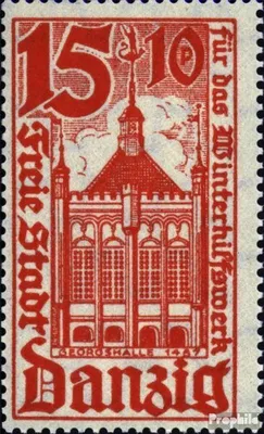 Produktbild von Briefmarken Danzig 1935 Mi 258 postfrisch Winterhilfswerk