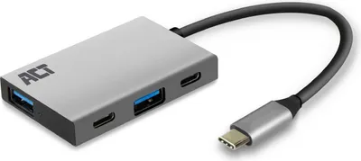 Image de ACT AC7070 Hub USB-C 3.2-Gen-2 vers 2x USB-C et -2x USB-A
