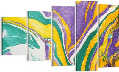 Produktbild von Bild auf Leinwand - Leinwandbild - Abstraktion modern - 100x60cm - Wand Bild - Wanddeko - Leinwanddruck - Bilder - Kunstdruck - Wanddekoration - Leinwand bilder - Wandkunst - EG100x60-3961