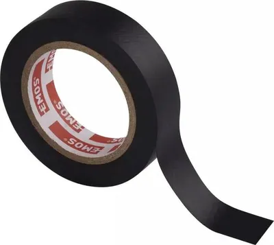 Produktbild von Rolle Schwarz Elektriker Klebeband PVC Isolierband Isoband - 15mm x 10m