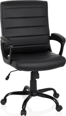 Produktbild von hjh OFFICE Home Office Chefsessel ERGOSMOOTH BIG Kunstleder Höhenverstellbarer Computerstuhl, Bürostuhl mit Armlehnen