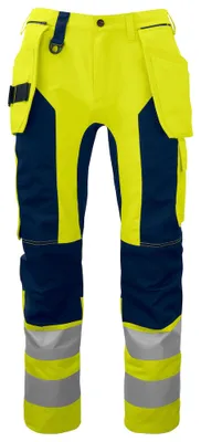 Produktbild von Arbeitshose 6513 mit Cordura-Stretch, Nageltaschen, Beintaschen und verstärkten Knien
