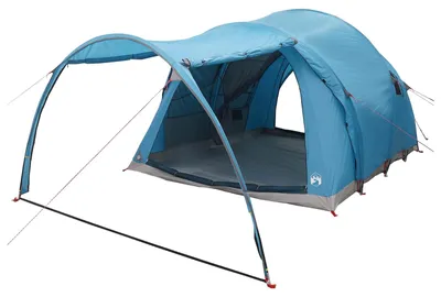 Produktbild von vidaXL Tunnelzelt 370 x 275 x 210 cm Blau Polyester und Stahl
