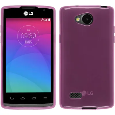 Produktbild von PhoneNatic Case kompatibel mit LG Joy - rosa Silikon Hülle transparent + 2 Schutzfolien