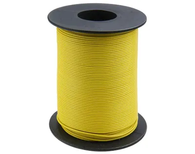 Produktbild von Kupferschaltlitze 0,25 mm² / 50m auf Spule gelb