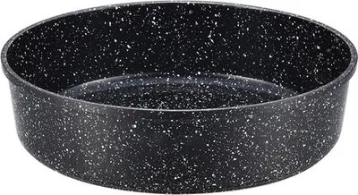 Obrázek produktu pro Kulatý plech na pečení Oliver Voltz OV54322C28, 28x7 cm, Keramicko-mramorový povlak, Černá