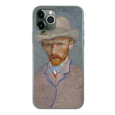 Produktbild von MuchoWow® Handyhülle Schutzhülle Hülle für iPhone 11 Pro Selbstporträt - Vincent van Gogh Silikon Softcase Handy Hülle - Handy