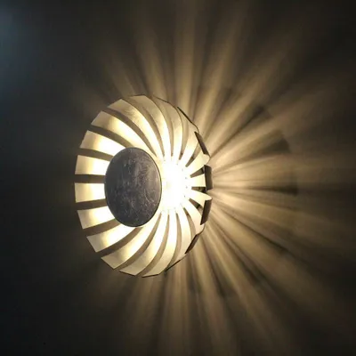Image de Luce Design LED Applique Flare métal/argent Ø35cm 24W 2200lm blanc chaud 3000K
