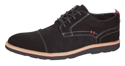 Produktbild von Boras Casual Dress Veloursleder Schnürhalbschuh auch in Übergrößen schwarz 6002-0001, Herren:47 EU