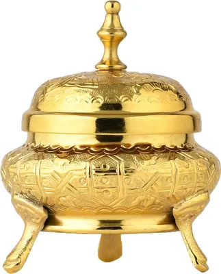 Produktbild von Orientalische Deko Zuckerdose Tischdeko Aufbewahrungsdose Bonboniere Nabih Gold