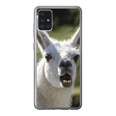 Produktbild von MuchoWow® Handyhülle Schutzhülle Hülle für Samsung Galaxy A52 5G Lama - Lustig - Kinder - Jungen - Mädchen - Kinder Silikon Softcase Handy Hülle - Umschlag