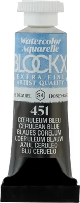 Produktbild von Blockx 3x Aquarellfarbe, Azurblau - Tube 5ml - Cœruleum blau 43451BXC