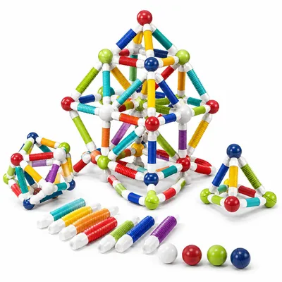Produktbild von 3D Magnetbausteine Magnetspielzeug, KI-generiertes Bild
