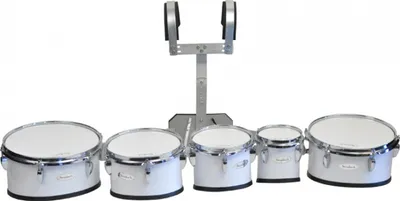 Produktbild von Steinbach Marching Drum Set 6 Zoll & 8 Zoll & 10 Zoll & 12 Zoll & 13 Zoll Set mit Halter