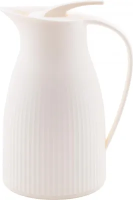 Produktbild von Kaffee- und Teethermoskanne mit Glaseinsatz Creme 1l