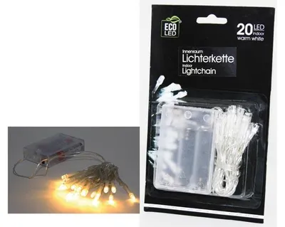 Produktbild von LED Lichterkette 20 LED warmweiß, für Innenräume