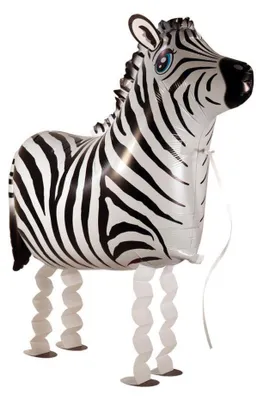 Immagine prodotto di Pallone in foil Airwalker Zebra, 65 x 43 cm circa