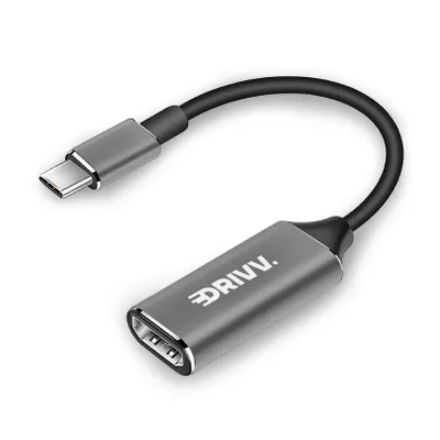 Produktbild von Drivv. USB C zu HDMI Adapter - Unterstützt 4K 30Hz - HDMI Konverter - Type C zu HDMI - Thunderbolt 3