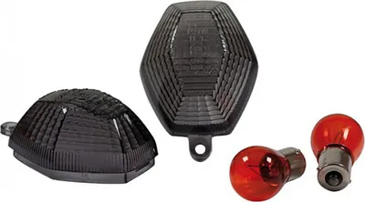 Produktbild von Blinkergläser SUZUKI Bandit 600/1200/1250, Paar, getönt, Birne 12V/21W gelb, E-