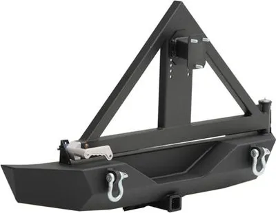 Produktbild von Smittybilt XRC Heckstoßstange mit Reserveradträger schwarz Jeep Wrangler JK 07-