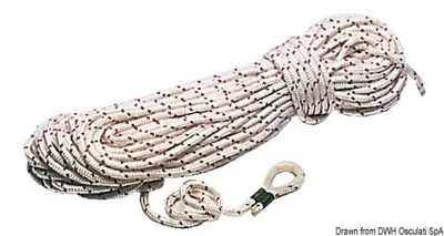 Zdjęcie produktu dla Lina cumownicza 10 mm x 30 m + kausza Osculati 06.442.05