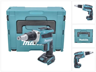Immagine prodotto di Makita DFS 452 ZJ Avvitatore per cartongesso a batteria 18V Brushless + Valigetta Makpac - senza batteria, senza caricatore