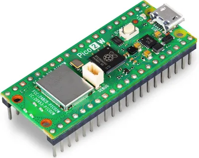 Image de Raspberry Pi Pico 2W, RP2350 + WLAN + Bluetooth Mikrocontroller-Board, mit Headern