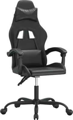 Produktbild von Gaming-Stuhl Drehbar Schwarz Kunstleder